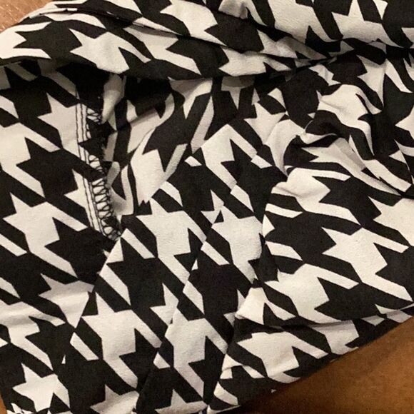 41 Hawthorn Houndstooth Blouse Black White Small - Picture 10 of 13